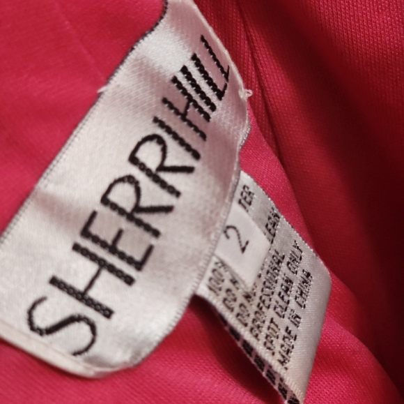 Sherri Hill Banded Mini Dress Hot pink Size 2 - Picture 3 of 7